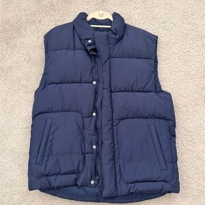 Navy Blue Puffer Vest